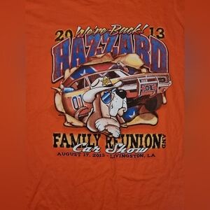 Gildan Orange Dukes of Hazzard Reunion Tshirt 2013
